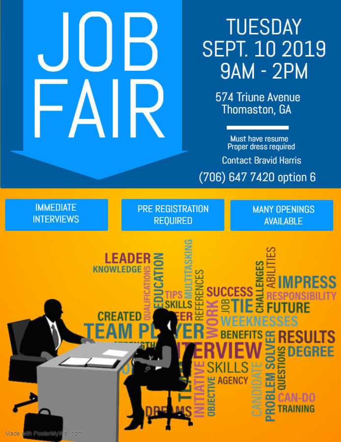 2019-09-10 - Job Fair - Thomaston Housing Authority